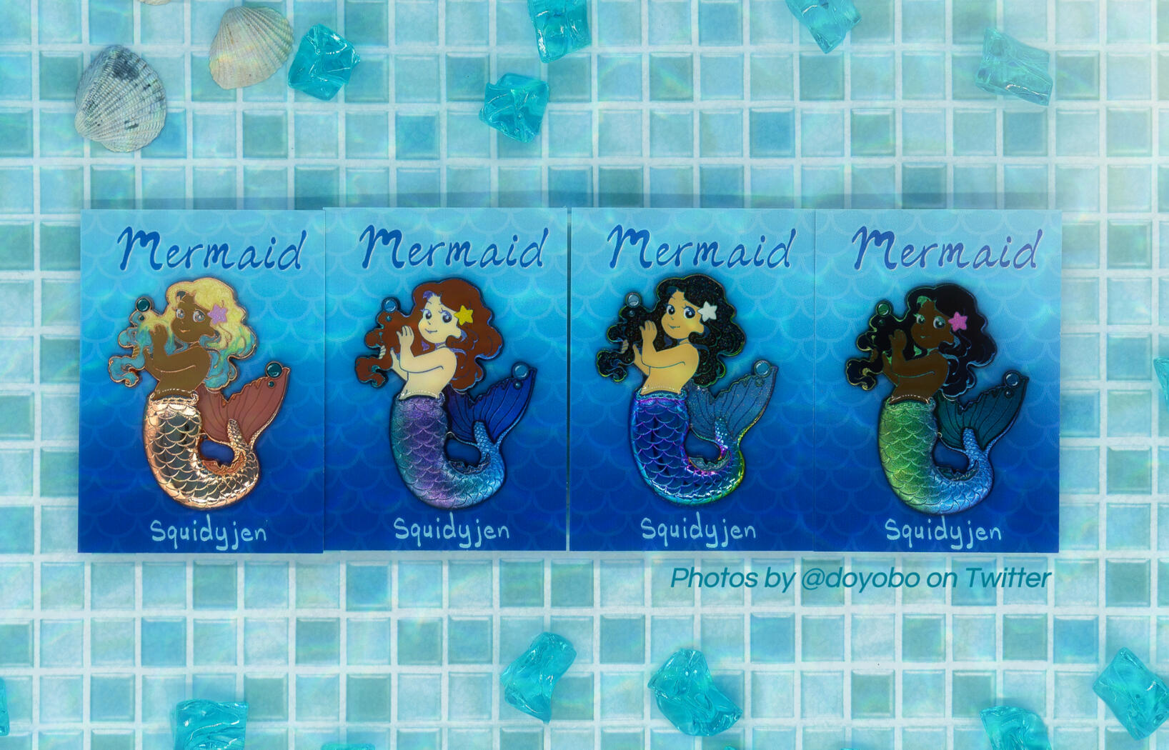 Mermaid Enamel Pins (Original)