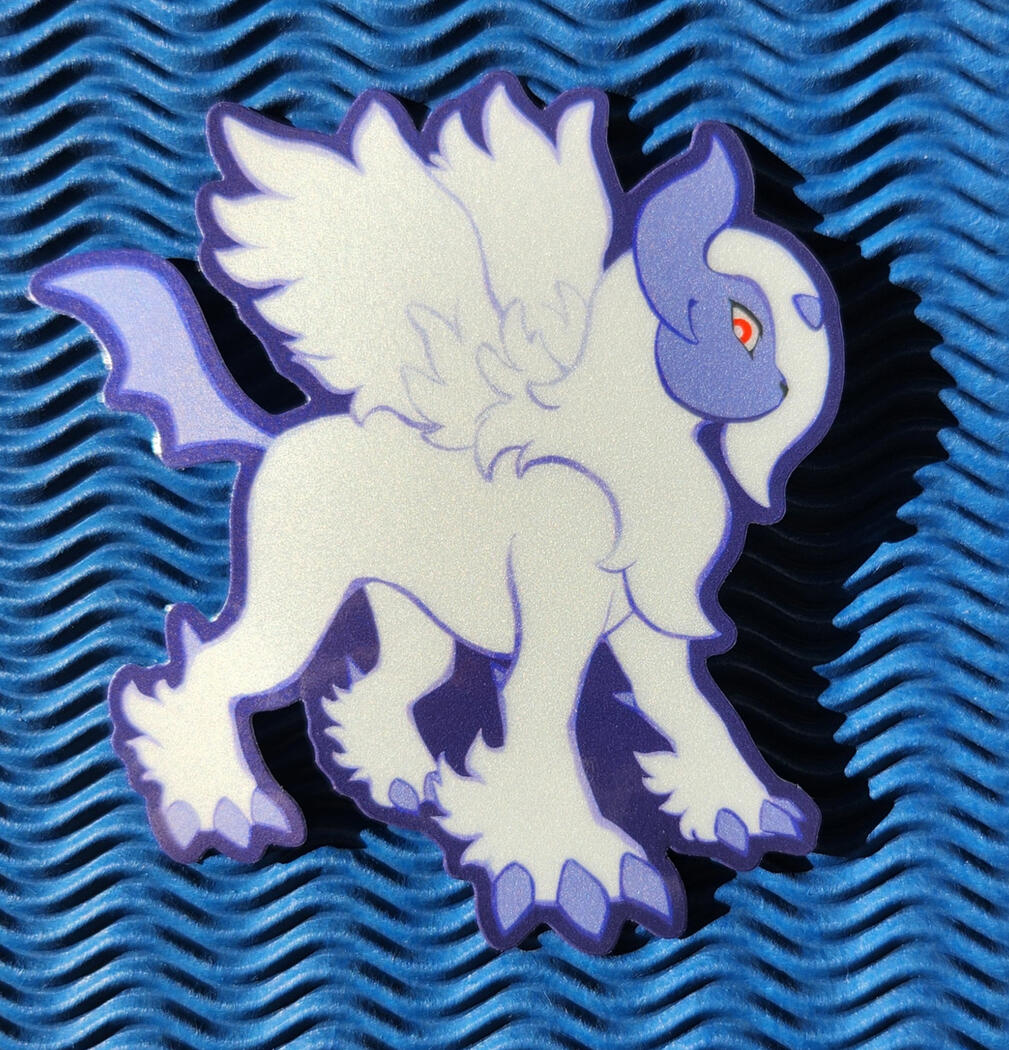 Mega Absol Teflective Sticker (Fanart)