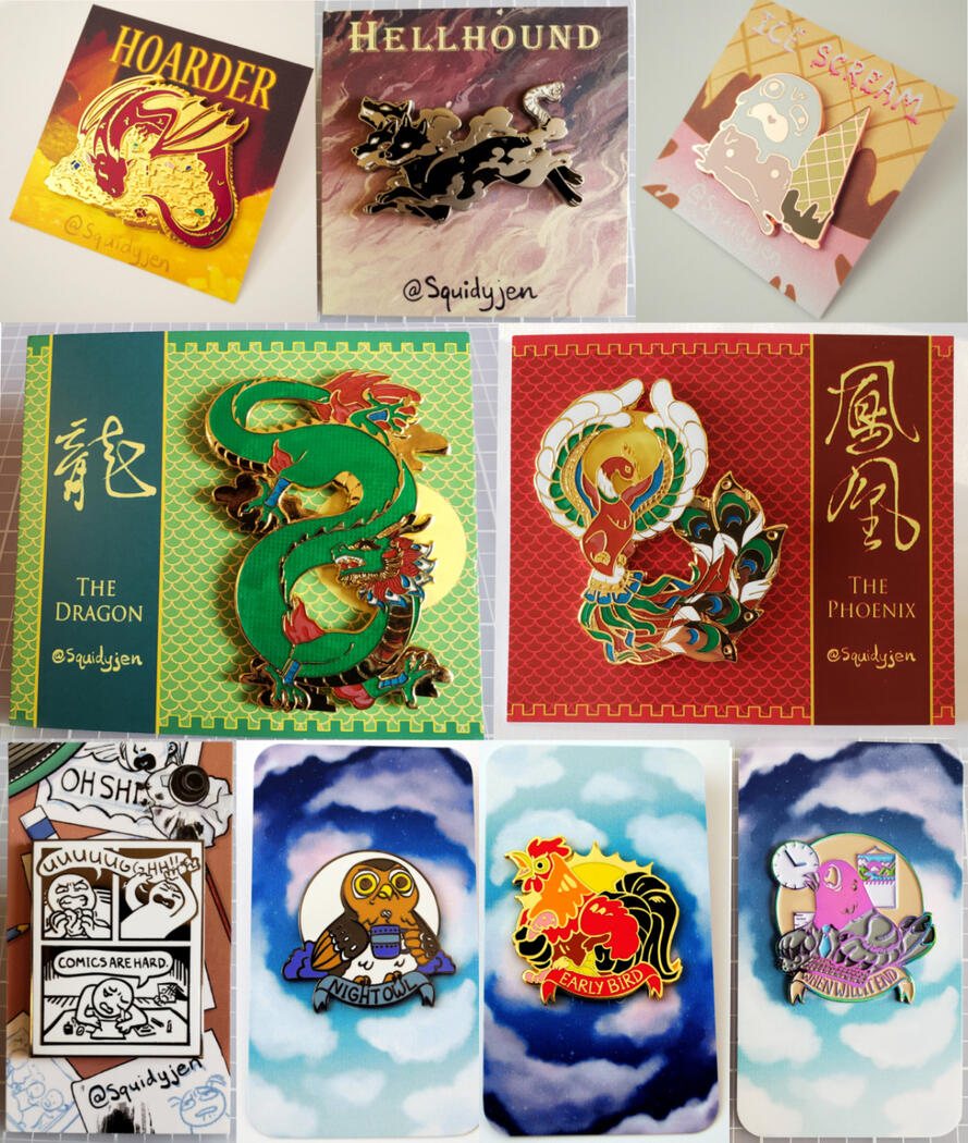 Other Enamel Pins (Original)