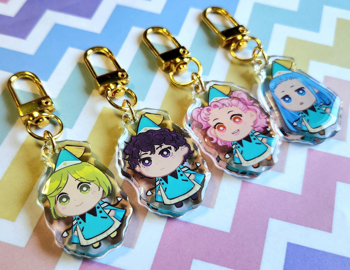 Witch Hat Charms (fanart)